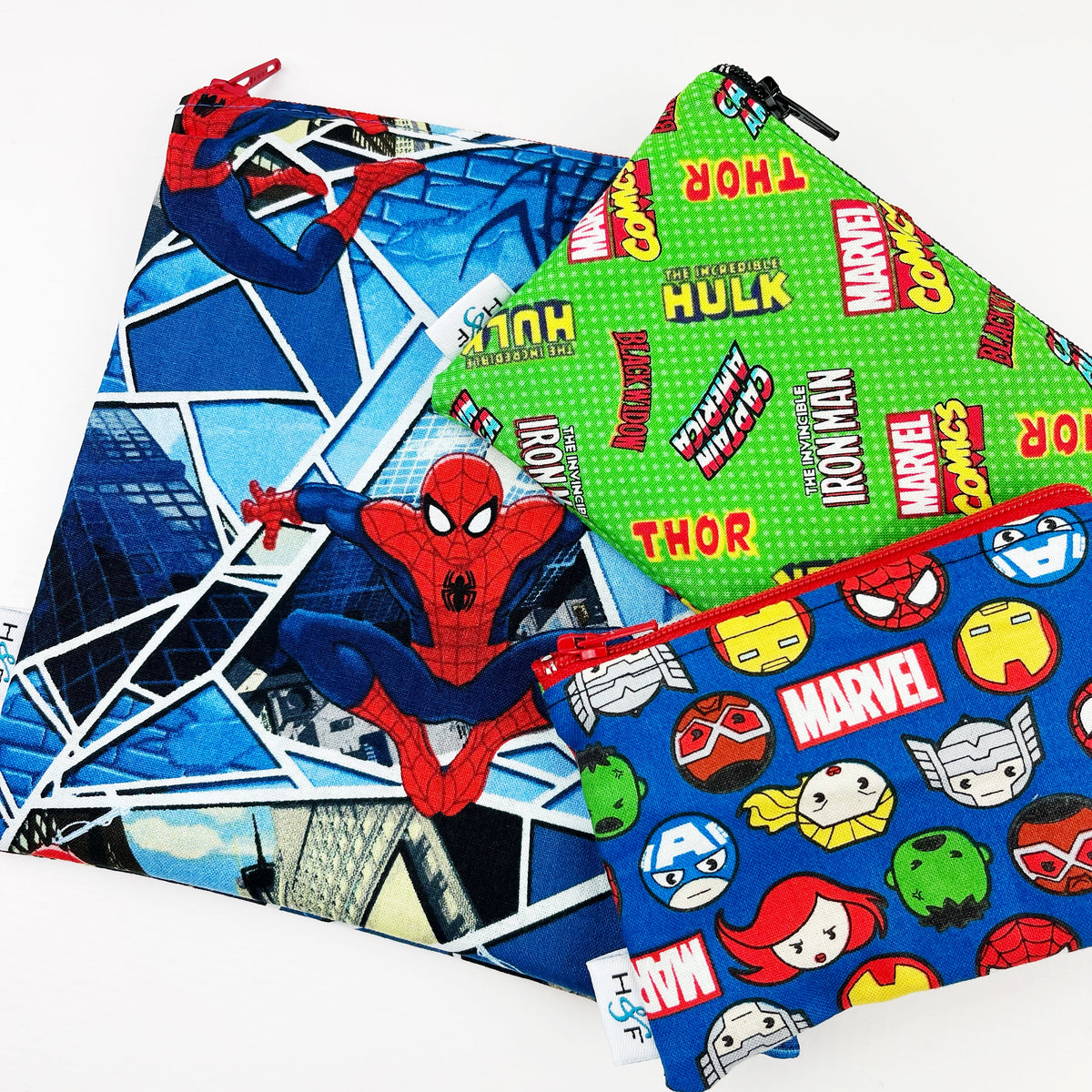 ReUsable Snack Bag SET - Marvel – Heidi&Finn