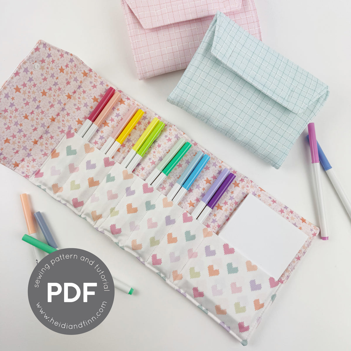 CREATE- travel coloring CLUTCH – Heidi&Finn