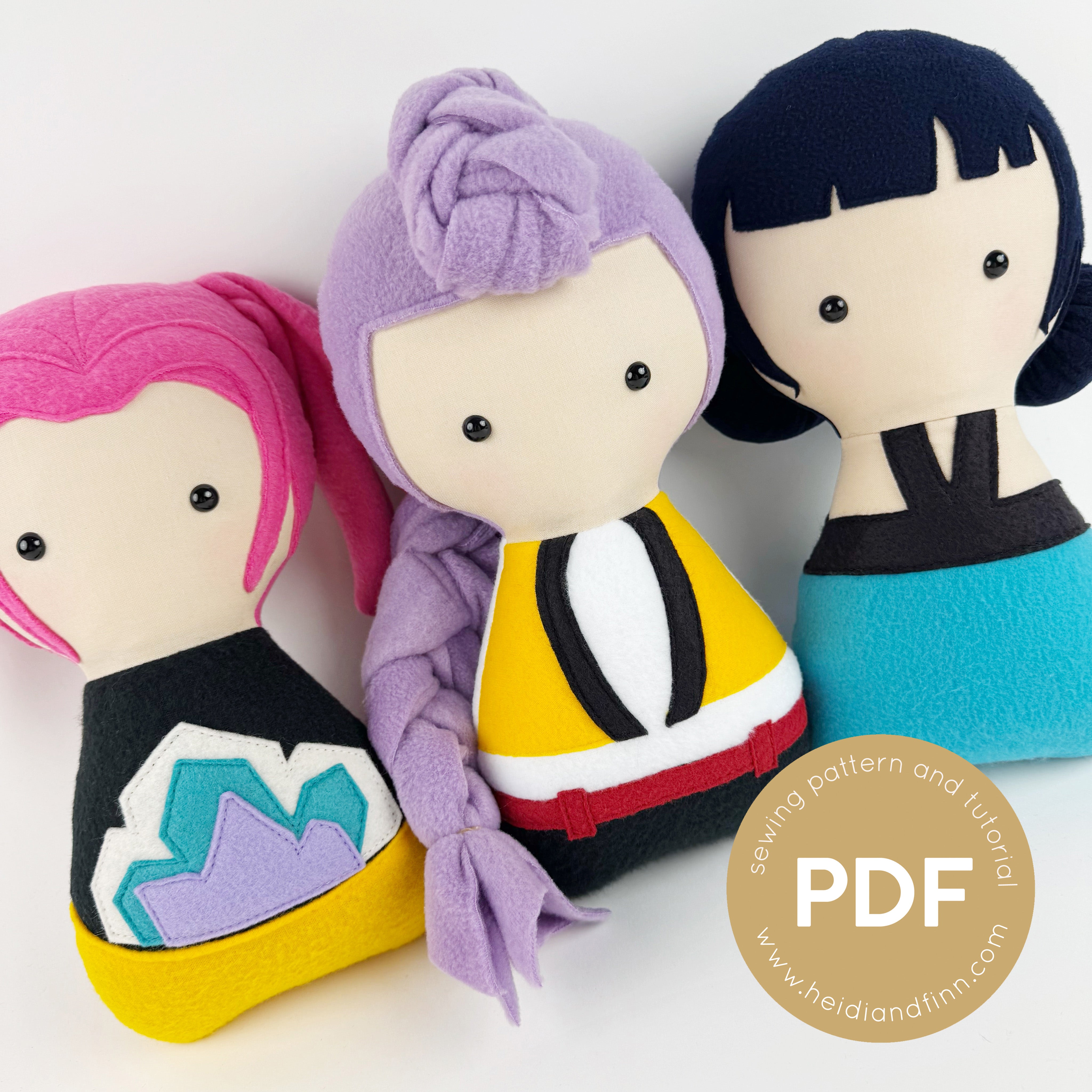 Chuddle Dolloops Cuddle Dolls - Kpop Demon Hunters – Heidi&Finn