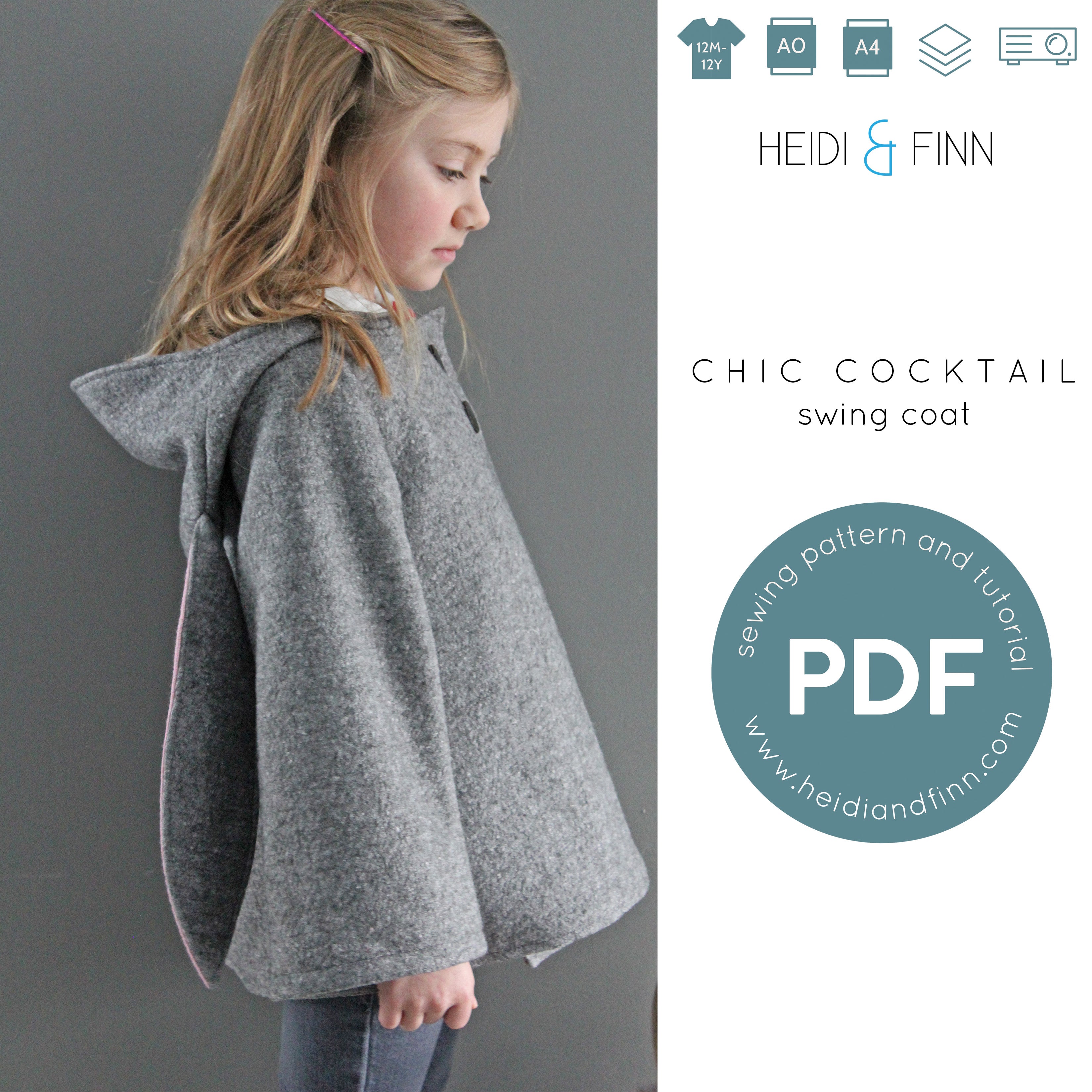CHIC COCKTAIL swing coat – Heidi&Finn